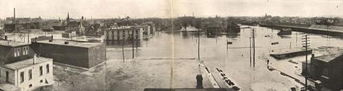 1904 - Panoramic View - South From Corner of Allen and Winter Streets